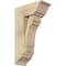 Ekena Millwork Merced Traditional Rough Sawn Bracket w/ Offset Brace, Douglas Fir, 8"W x 18"D x 30"H BKT0806X18X30MRC01RDF - alternate 1
